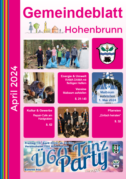 Titelseite Gemeindeblatt 2024