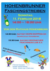 Hohenbrunner Faschingstreiben 2018