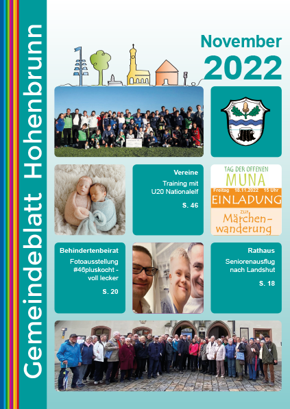 Titelseite Gemeindeblatt November 2022